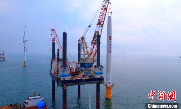   湛江徐闻海上风电场项目 国家电投广东公司供图